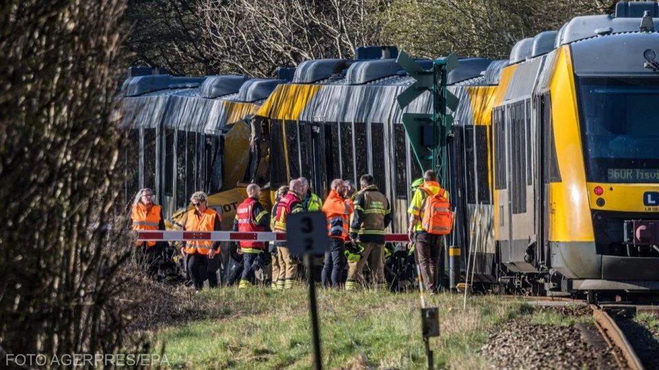Grav accident feroviar în Danemarca